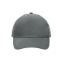 5 Panel Cap Heavy Cotton dark-grey