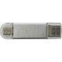 OTG aluminium USB type-C - Zilver - 4GB