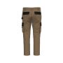 Tweekleurige heren werkbroek Camel/Black 64 NL (58 FR)