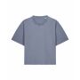 Stella Nova Vintage - Het dames boxy garment-dyed T-shirt - G. Dyed Blue Grey (XXL) Stella Nova Vintage - Het dames boxy garment-dyed T-shirt - G. Dyed Blue Grey (XXL)