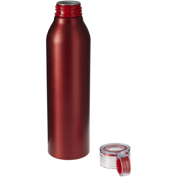 Grom 650 ml aluminium sportfles - Rood