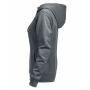 Printer Overhead Lady full zip hoody Steelgrey 3XL