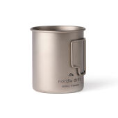 Nordic Drift Trail Ultra Light Titanium 450ml beker, zilver