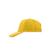gold-yellow/red