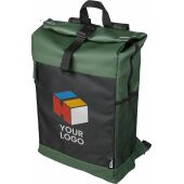 rPET polyester (600D) rolsluiting rugzak Yani zwart