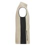 Workwear Fleece Vest - STRONG - stone/black XS Workwear Fleece Vest - STRONG - stone/black XS