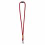 Polyester koord-keycord met bamboe plaatje