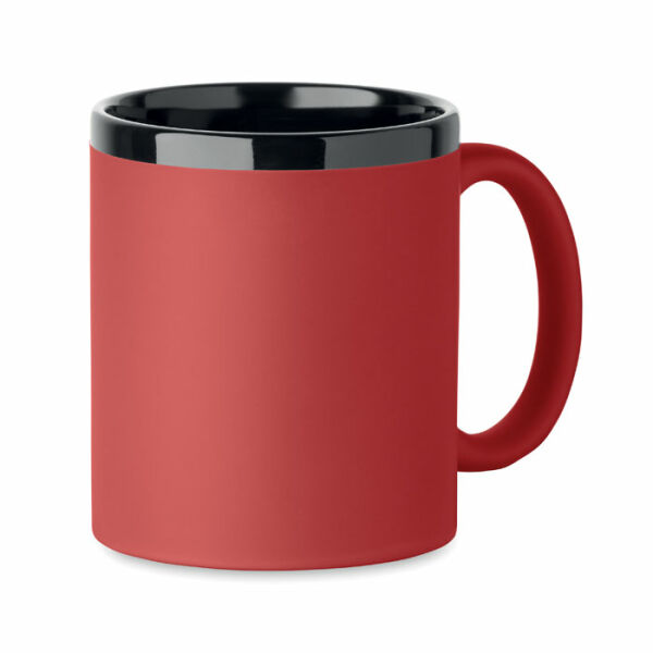 300 ml ceramic mug with soft touch coating