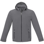 Langley softshell heren jas - Staalgrijs - 2XL