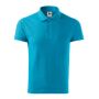 Polo Shirt men's Cotton blue atoll S