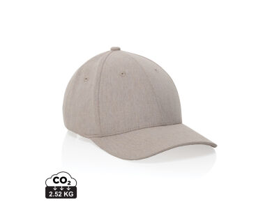 Milo AWARE™ recycled heather 6 paneel cap 200gr