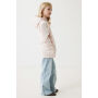 IQONIQ Yengo kids recycled katoen hoodie met steekzakken, cloud pink (910)