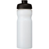 Baseline® Plus 650 ml sportfles met kanteldeksel - Transparent/Zwart