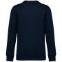 Eco-friendly unisex French Terry dropped shoulders round neck sweatshirt Navy Blue XXS