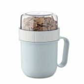 CUP ON GO - Meeneembeker in PP 450ml - Babyblauw