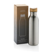 Avira Alcor RCS gerecycled RVS enkelwandige waterfles 600ML, zilver
