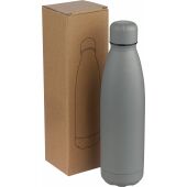 Gerecyclede dubbelwandige drinkfles 500 ml Sunny - grijs