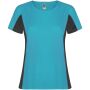 Shanghai Sport T-Shirt für Damen - türkis/dunkelblei - roly-S Shanghai Sport T-Shirt für Damen - türkis/dunkelblei - roly-S