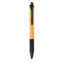 Bamboe & tarwestro pen, zwart