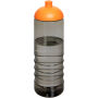 H2O Active® Eco Treble drinkfles met koepeldeksel van 750 ml - Charcoal/Oranje H2O Active® Eco Treble drinkfles met koepeldeksel van 750 ml - Charcoal/Oranje