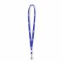 Polyester tubulaire keycord met metalen klem