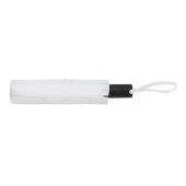 21" Impact AWARE™ RPET 190T auto open/dicht paraplu, wit