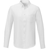 Pollux herenoverhemd met lange mouwen - Wit - 5XL