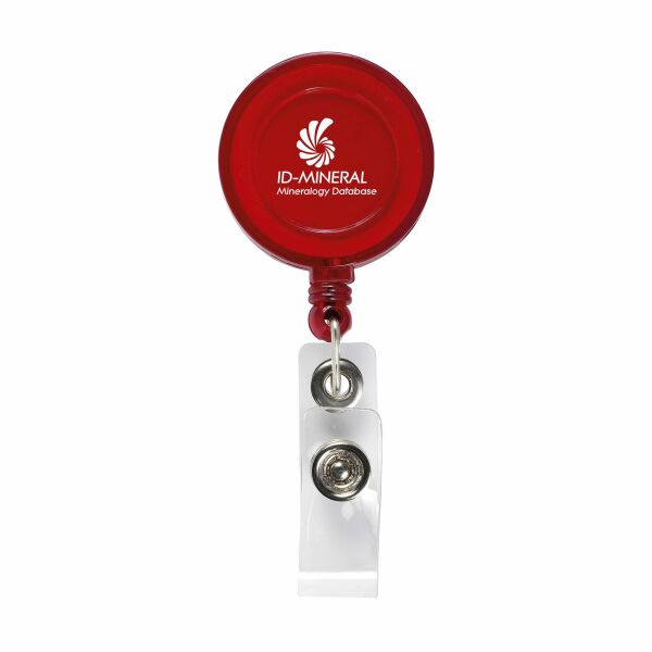 BadgeClip Badgehalter - transparent rot BadgeClip Badgehalter - transparent rot