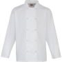 Long Sleeve Press Stud Chef's Jacket White XXL