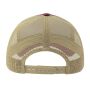 RAPPER COTTON-S, BURGUNDY/STONE, One size, ATLANTIS HEADWEAR
