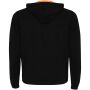 Fuji unisex sweatjack - Zwart/Fluor Orange - S