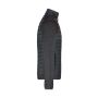 Men's Knitted Hybrid Jacket grey-melange/anthracite-melange S