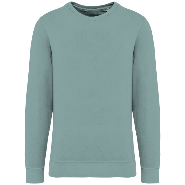 Ecologische uniseks sweater met ronde hals French Terry Washed Jade Green 4XL Ecologische uniseks sweater met ronde hals French Terry Washed Jade Green 4XL