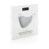 XD DESIGN Protective Mask Set, grijs, blauw