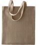 100% Natuurlijke Jute Tas natural/capuccino one size