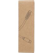 Nylon oplaadkabel Claudia - zwart