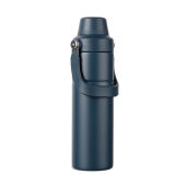 VINGA Baltimore Trek RCS recycled SS fles 600 ML, donkerblauw