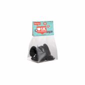 Blokzakje met kopkaartje en 50 gram snoep, Transparant/Wit, Muntdrop