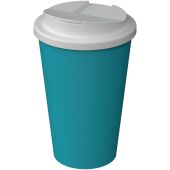 Americano® Infiniti geïsoleerde beker van 350 ml met morsbestendig deksel - Helder Blauw