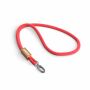 Polyester koord-keycord met bamboe plaatje