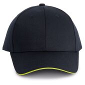 navy/fluorescent yellow