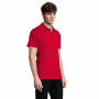 SPRING II - SPRING II HEREN Polo 210g - 5XL - Rood