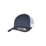 CLASSICS RECYCLED RETRO TRUCKER CAP 2-TONE, NAVY / WHITE, One size, FLEXFIT