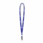 Polyester tubulaire keycord met metalen klem