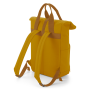 Rugzak met dubbel hengsel Mustard One Size Rugzak met dubbel hengsel Mustard One Size