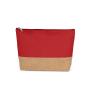 Etui van katoencanvas en jute Arandano Red / Natural One Size