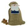 Grote Jute zakje gevuld met.. Grote Jute zakje gevuld met..