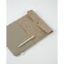 Recycled Felt & Apple Leather Laptop Sleeve Plus 16"