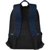 Joey 15,6 inch GRS gerecyclede canvas antidiefstal laptoprugzak 18 l - Marineblauw