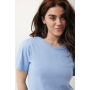 IQONIQ Yala dames lichtgewicht gerecycled katoen t-shirt, sky blue (XXS)